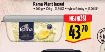 Albert Rama plant based nabídka