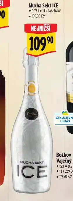 Albert Mucha sekt ice nabídka