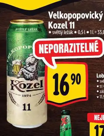 Albert Pivo velkopopovický kozel 11 nabídka