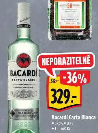 Albert Bacardi carta blanca nabídka