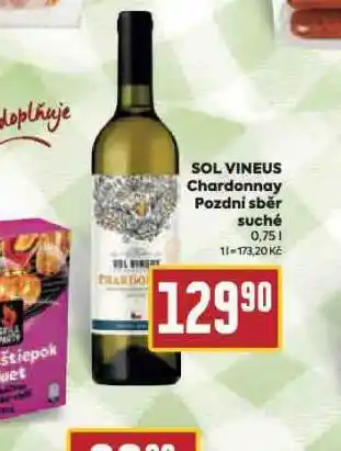 Billa Sol vineus chardonnay nabídka