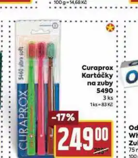 Billa Curaprox kartáčky na zuby nabídka