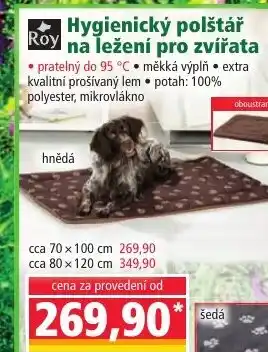 Norma Hygienický polštář na ležení pro zvířata nabídka