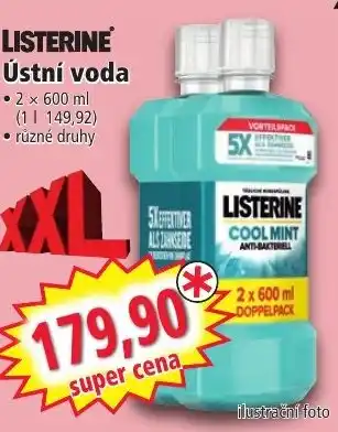 Norma LISTERINE Ústní voda nabídka
