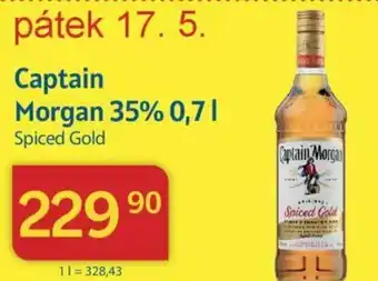 Kubík potraviny Captain Morgan 35% 0,7L nabídka