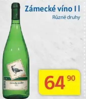 Kubík potraviny Zámecké víno 1L nabídka