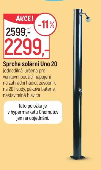 Sprcha solární Uno 20