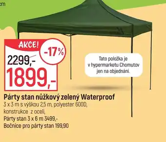 Globus Párty stan nůžkový zelený Waterproof nabídka