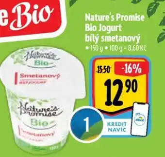 Albert Nature's Promise Bio Jogurt bílý smetanový nabídka