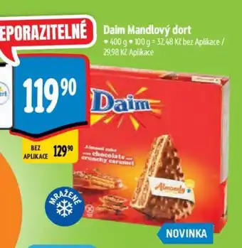 Albert Daim Mandlový dort nabídka