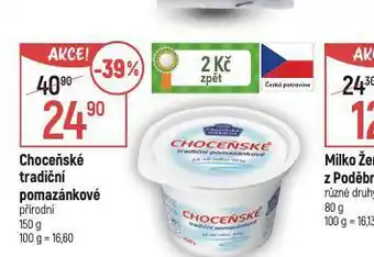 Globus Choceňské tradiční pomazánkové nabídka