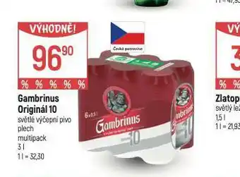 Globus Pivo gambrinus originál nabídka