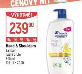 Globus Head&shoulders šampon nabídka