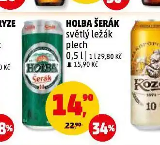 Penny Market Pivo holba šerák nabídka