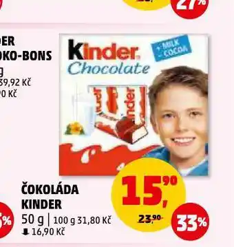 Penny Market Čokoláda kinder nabídka