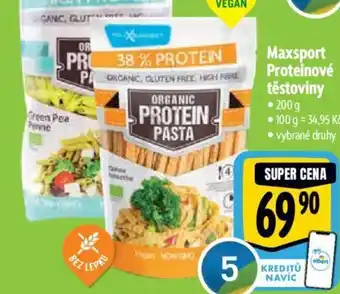 Albert Maxsport Proteinové těstoviny nabídka