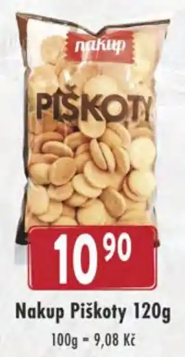 Astur&Qanto Nakup Piškoty 120g nabídka