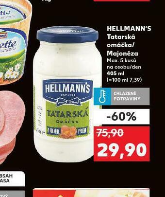 Kaufland Hellman´s tatarská omáčka, majonéza nabídka