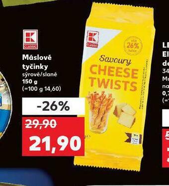 Kaufland Máslové tyčinky nabídka