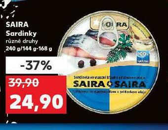 Kaufland Saira sardinky nabídka