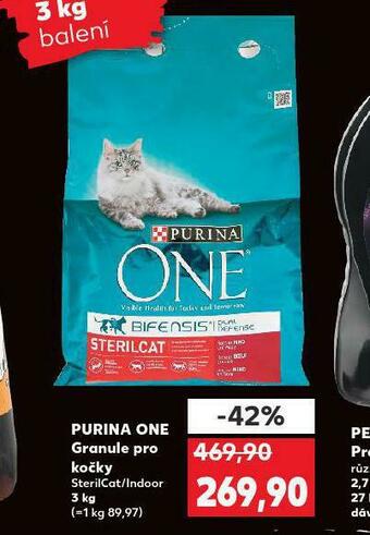 Kaufland Purina one granule pro kočky nabídka