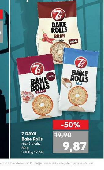 Kaufland 7days bake rolls nabídka