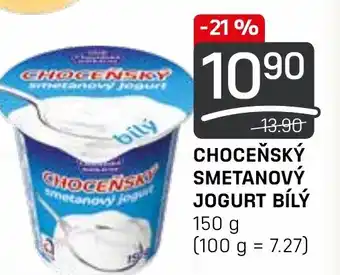 Flop CHOCEŇSKÝ SMETANOVÝ JOGURT BÍLÝ nabídka