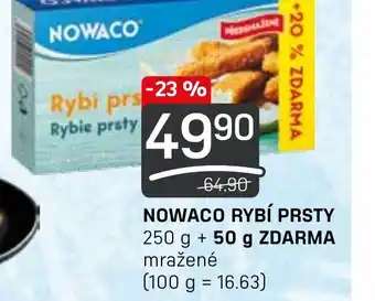 Flop NOWACO RYBÍ PRSTY 250 g + 50 g ZDARMA nabídka