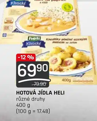 Flop HOTOVÁ JÍDLA HELI nabídka