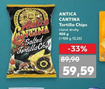 Kaufland Antica cantina tortilla chips nabídka
