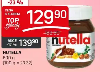 Flop NUTELLA nabídka