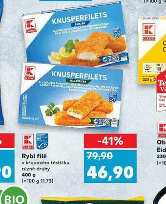 Kaufland Rybí filé nabídka