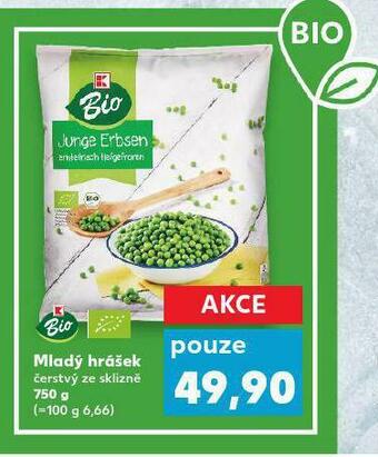 Kaufland Mladý hrášek nabídka