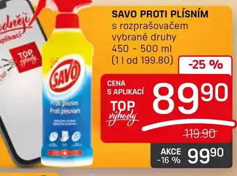 Flop SAVO PROTI PLÍSNÍM nabídka