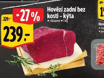 Albert Hovězí zadní bez kosti - kýta nabídka