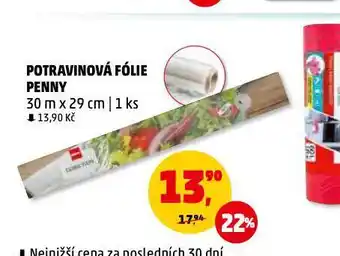 Penny Market Potravinová fólie nabídka