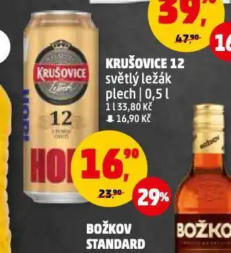 Penny Market Pivo krušovice 12 královský ležák nabídka