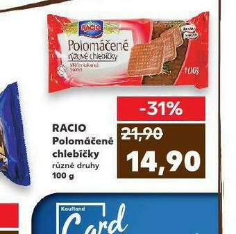 Kaufland Racio polomáčené chlebíčky nabídka