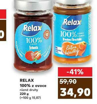 Kaufland Relax 100% z ovoce nabídka