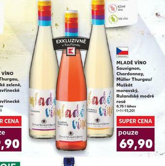Kaufland Mladé víno müller thurgau nabídka
