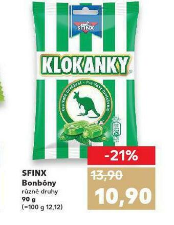 Kaufland Sfinx bonb=ony nabídka