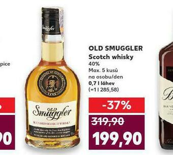 Kaufland Old smugler scotch whisky nabídka