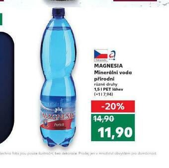 Kaufland Magnesia přírodní nabídka