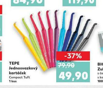 Kaufland Tepe jednosvazkový kartáček nabídka