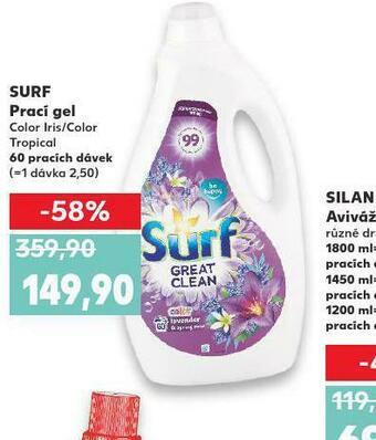 Kaufland Surf prací gel nabídka