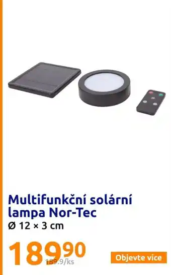 Action Multifunkční solární lampa Nor-Tec nabídka