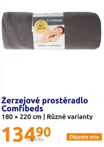 Action Žerzejové prostěradlo Comfibeds nabídka