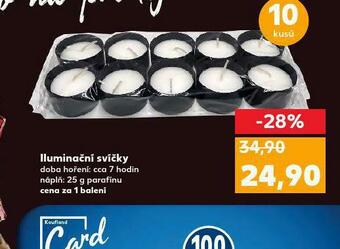 Kaufland Iluminační svíčky nabídka
