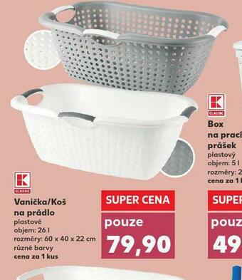 Kaufland Vanička / koš na prádlo nabídka