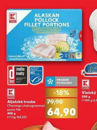 Kaufland Aljašská treska nabídka